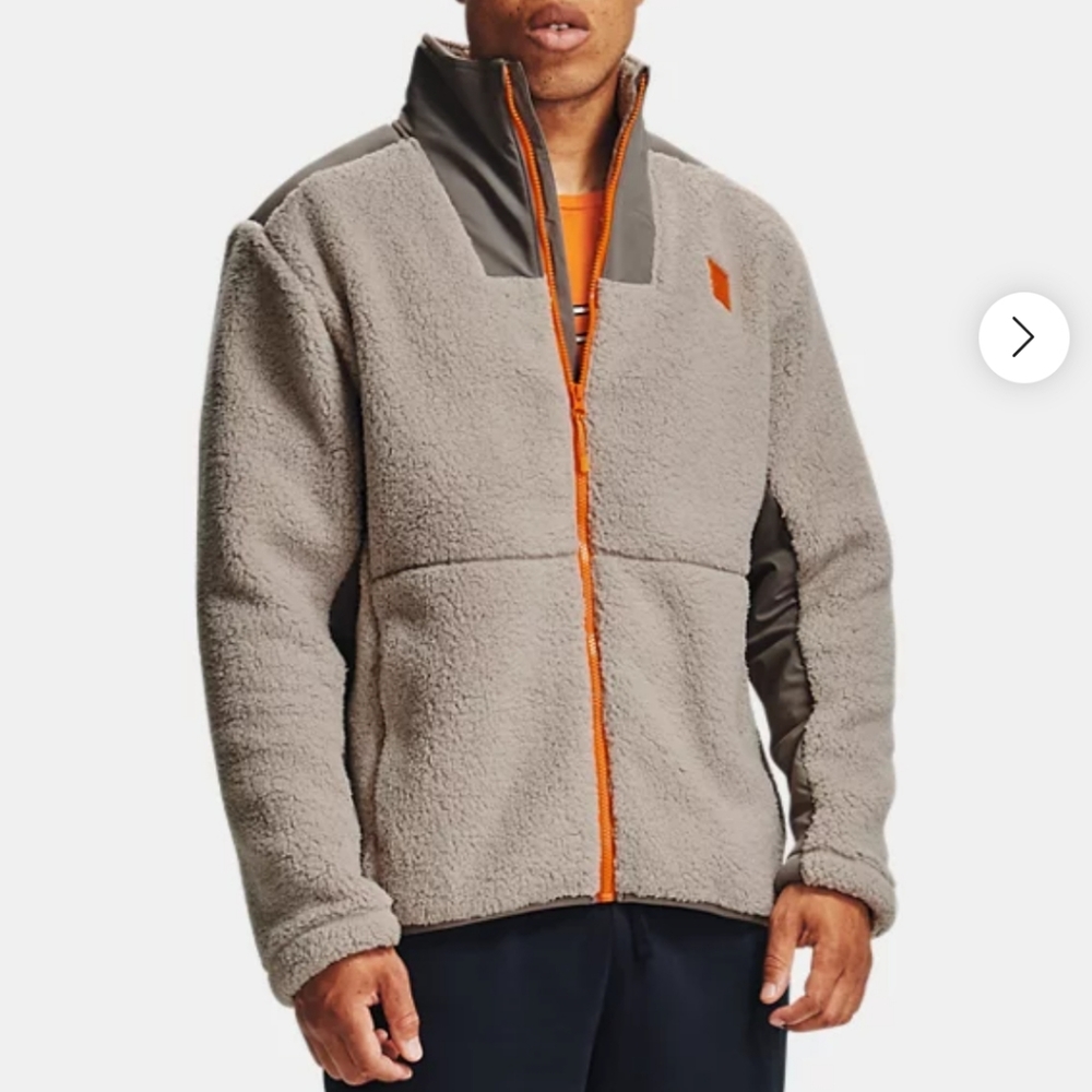 NWT Men's size 3XL Under Armour zip up fleece